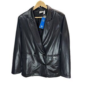 Adidas Originals Women's Blazer Jacket Black Size 2 NWT New With Tags